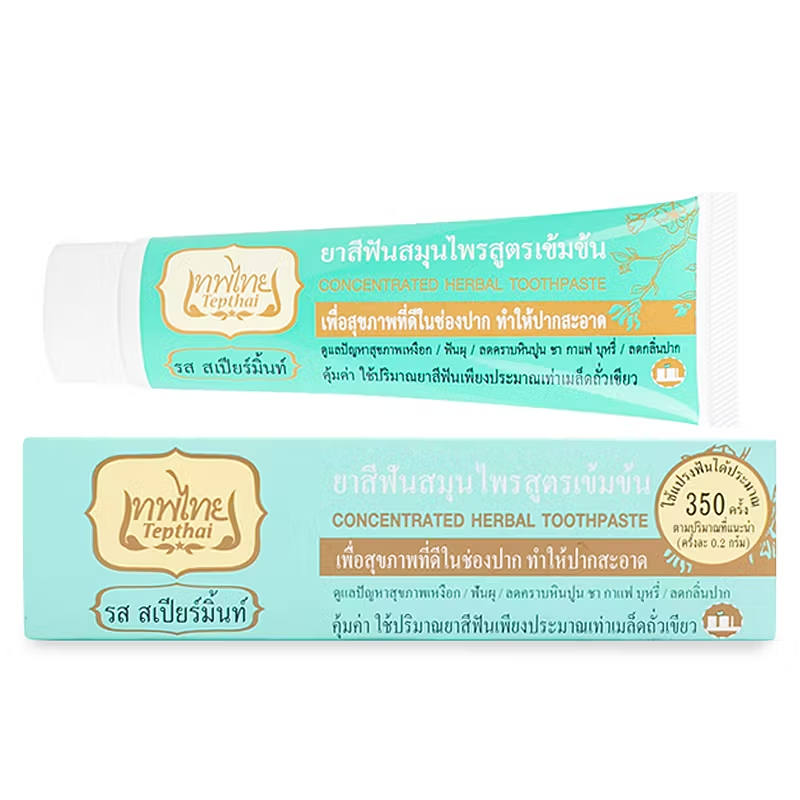 Tepthai Spearmint Toothpaste 70g - Pack of 3 for Fresh and Healthy Smile