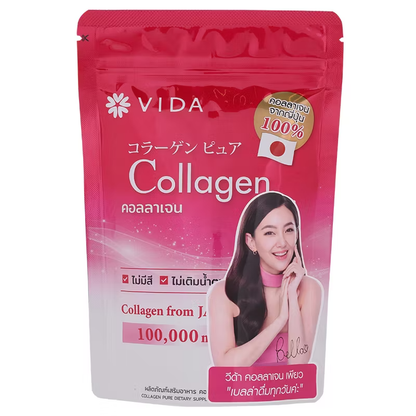 Vida Collagen Pure Powder (100,000 mg) 100g – Made in Thailand