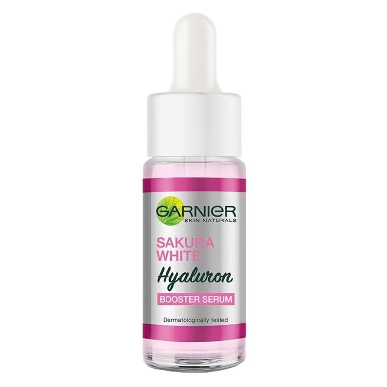 Garnier Sakura Glow 30x Hyaluron Booster Serum 15ml – Brightening & Hydrating