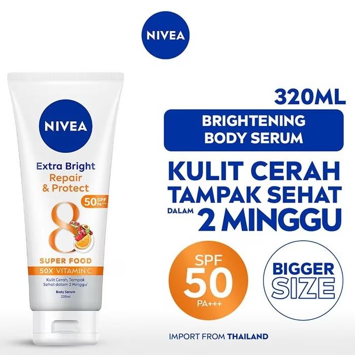 Nivea Body Serum Extra Bright Repair 320ml – Intense Brightening & Repair