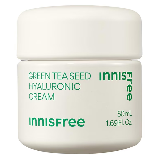 Innisfree Green Tea Seed Hyaluronic Cream 50ml - Hydrating & Nourishing Skincare