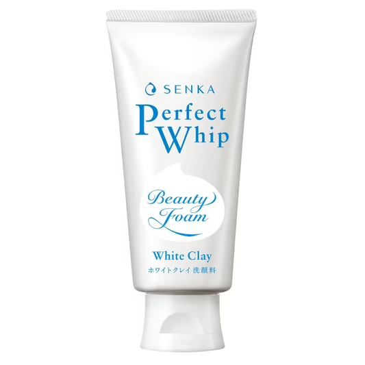 Senka Perfect Whip White Clay 120g - Deep Cleansing and Gentle Exfoliation from Japan