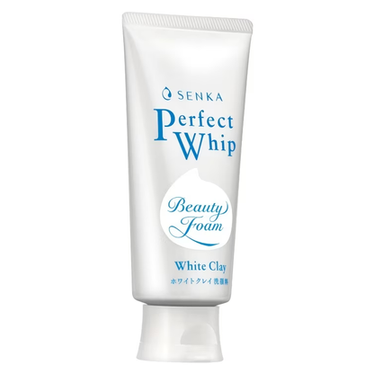 Senka Perfect Whip White Clay 120g - Deep Cleansing and Gentle Exfoliation from Japan