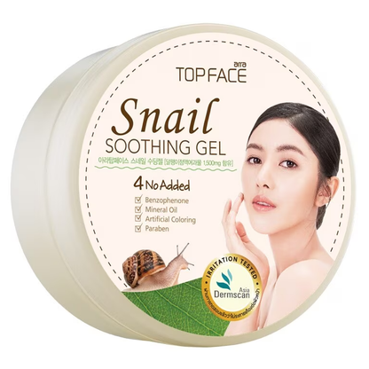 Arra TopFace Snail Soothing Gel 300g – Hydrating and Repairing Skincare
