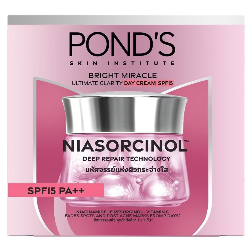 Pond's Bright Miracle Day Cream SPF15 PA+ with Niasorcinol – 45g
