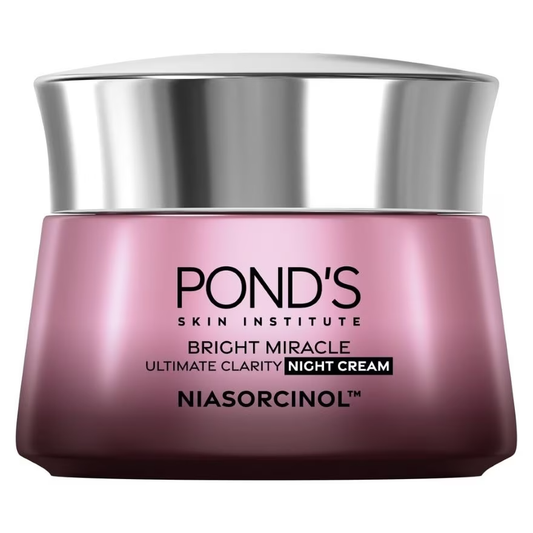 Pond's Bright Miracle Night Cream SPF15 PA++ with Niasorcinol - 45g for Radiant Skin