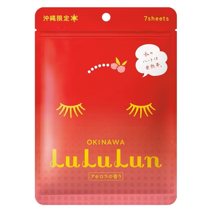 Lululun Okinawa Face Mask (Pack of 3 x 7 Sheets) – Made in Japan for Bright, Hydrated Skin