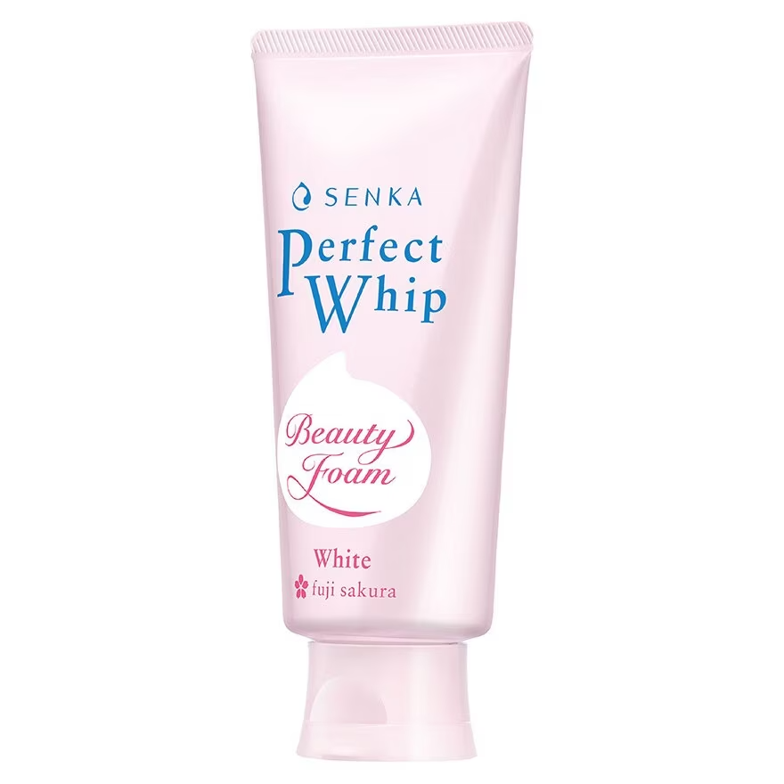 Senka Perfect Whip White Fuji Sakura Facial Foam 100g – Brightening & Hydrating Cleanser