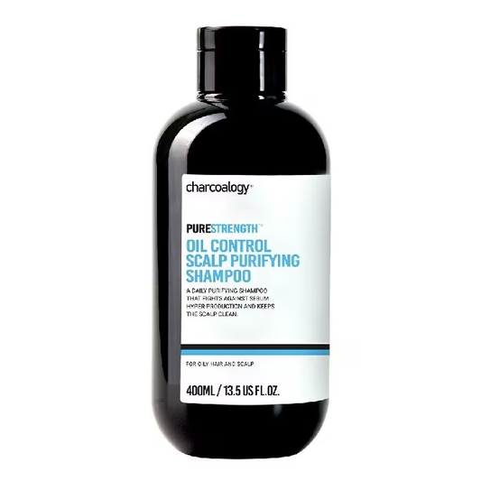 Charcoalogy Purestrength Oil Control Scalp Purifying Shampoo 400ml