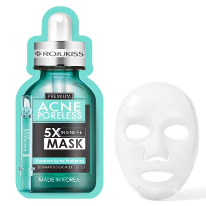 Rojukiss Premium Acne Poreless 5X Intensive Mask - Pack of 6