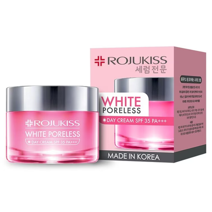 Rojukiss White Poreless Day Cream SPF35 PA+++ 45ml - Brightening & Pore-Minimizing