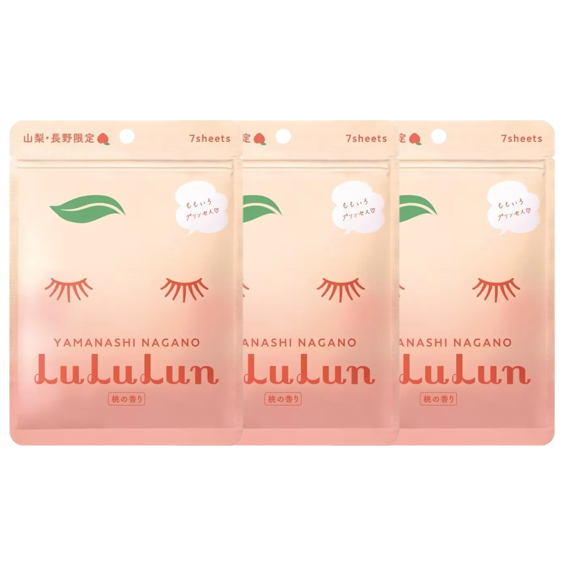 Lululun Yamanashi & Nagano Face Mask (7 Sheets) - Made in Japan