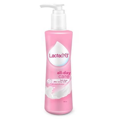 Lactacyd All Day Care Feminine Wash 250ml for Gentle, Long-Lasting Freshness