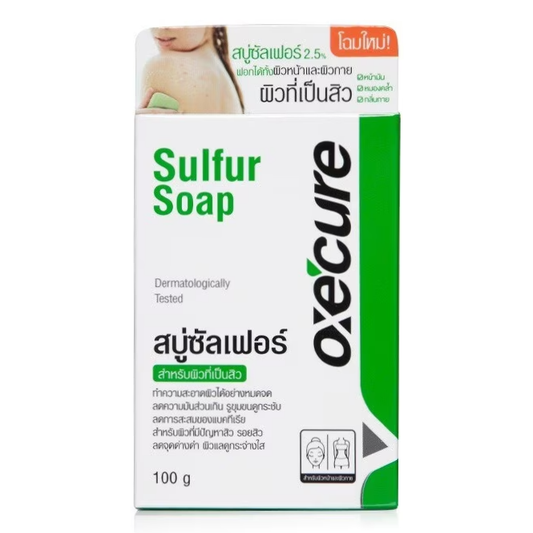 Oxe Cure Sulfur Soap 100g – Acne & Oily Skin Treatment