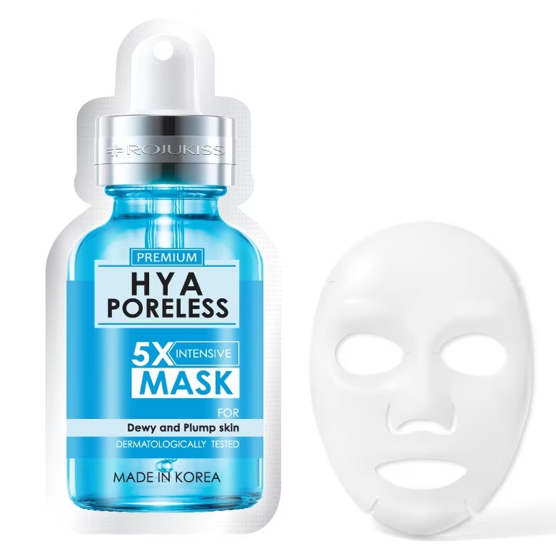 Rojukiss Premium Hyaluronic Poreless 5X Intensive Mask – Pack of 6