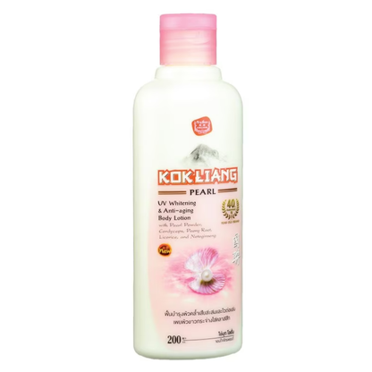 Kok Liang Pearl UV Whitening & Anti-Aging Body Lotion - 200ml