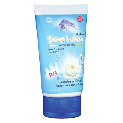 Kok Liang Snow Lotus Gel Face Scrub 100g - Brightening & Exfoliating