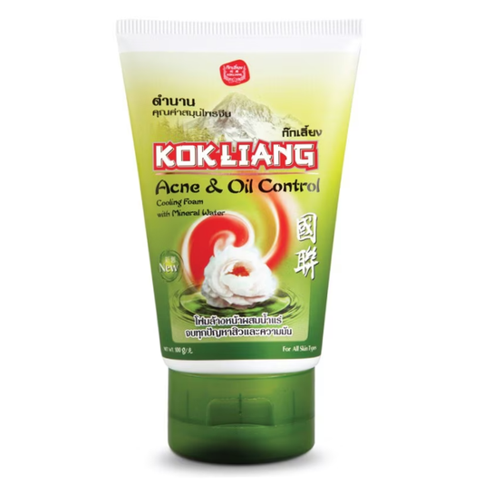 Kok Liang Acne & Oil Control Foam 100g – Deep Cleansing and Refreshing Face Wash