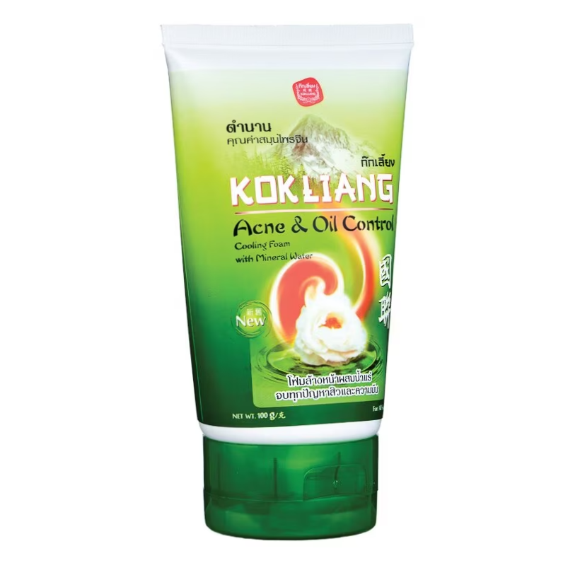 Kok Liang Acne & Oil Control Foam 100g – Deep Cleansing and Refreshing Face Wash