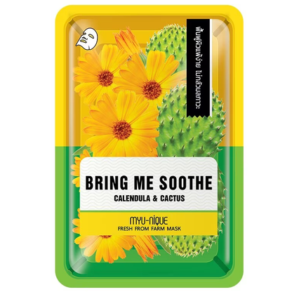 MYU-NIQUE Fresh Farm Calendula & Cactus Mask 25g (Pack of 3)