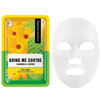MYU-NIQUE Fresh Farm Calendula & Cactus Mask 25g (Pack of 3)