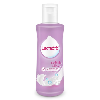 Lactacyd Soft & Silky Feminine Wash 150ml – Gentle, Hydrating Care