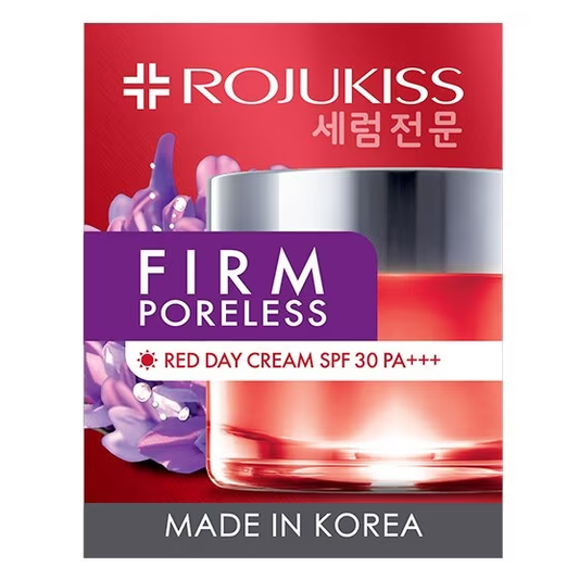 Rojukiss Firm Poreless Red Day Cream SPF30 PA+++ 45ml - Anti-Aging & Skin Brightening