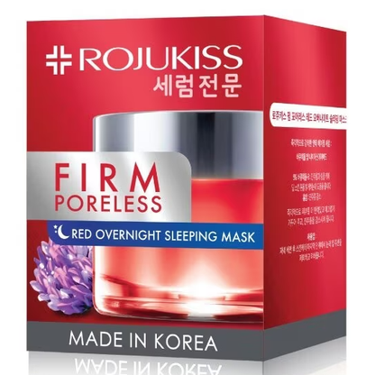 Rojukiss Firm Poreless Red Overnight Sleeping Mask 45ml – Revitalizing & Firming