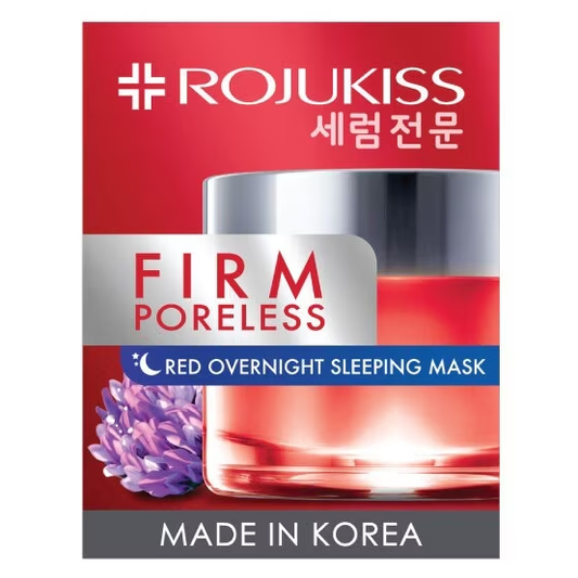 Rojukiss Firm Poreless Red Overnight Sleeping Mask 45ml – Revitalizing & Firming