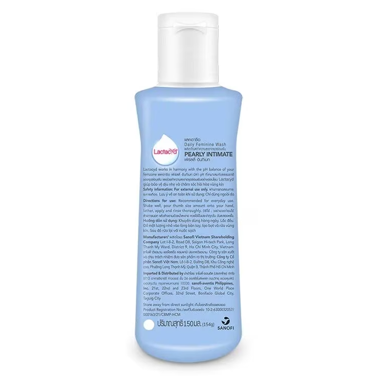 Lactacyd Pearly Intimate Wash 150ml – Gentle Feminine Hygiene & Brightening Care