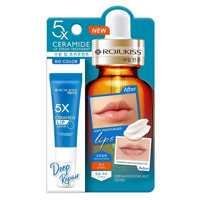 Rojukiss 5X Ceramide Lip Repair Serum 10ml – Deep Hydration & Nourishment for Dry Lips