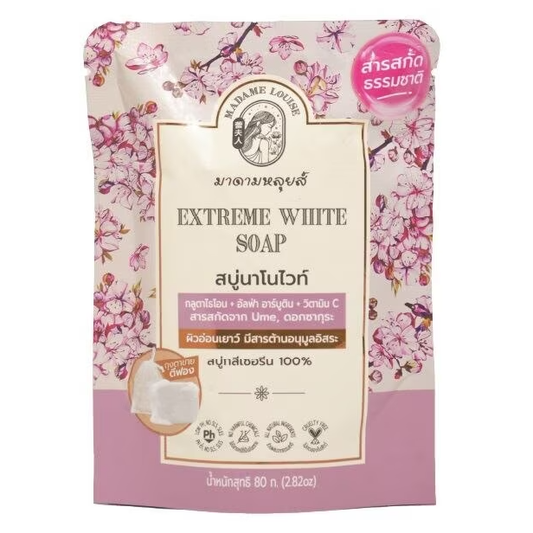 Madame Louis Extreme White Soap 80g - Brightening & Skin Whitening