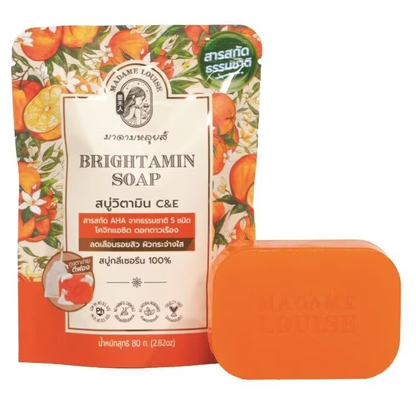 Madame Louis Brightamin Soap - Vitamin C & E 80g - Made in Thailand