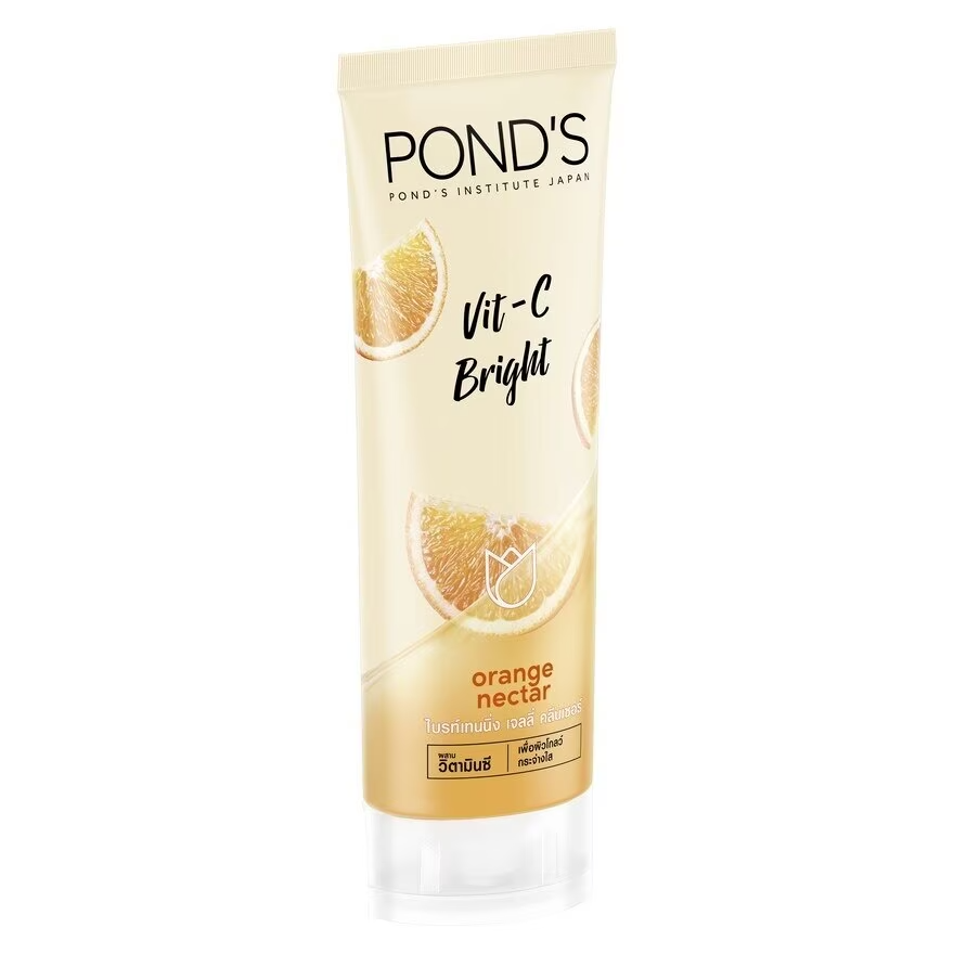 Pond's Vitamin C Bright Orange Nectar Jelly Cleanser – 100g for Radiant Skin