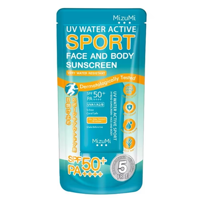 MizuMi UV Water Active Sport Sunscreen SPF50+ PA++++ - 40g, Made in Japan