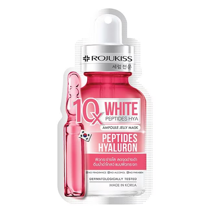Rojukiss White Peptide Hya 10X Hydrating Jelly Mask (6-Pack)