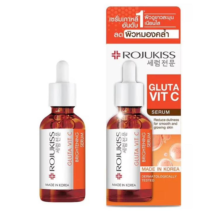 Rojukiss Gluta Vit C Brightening Serum 50ml – Illuminate & Even Skin Tone