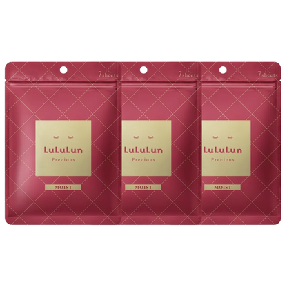 Lululun Precious Moisturizing Face Mask (3-Pack of 7 Sheets) - Made in Japan