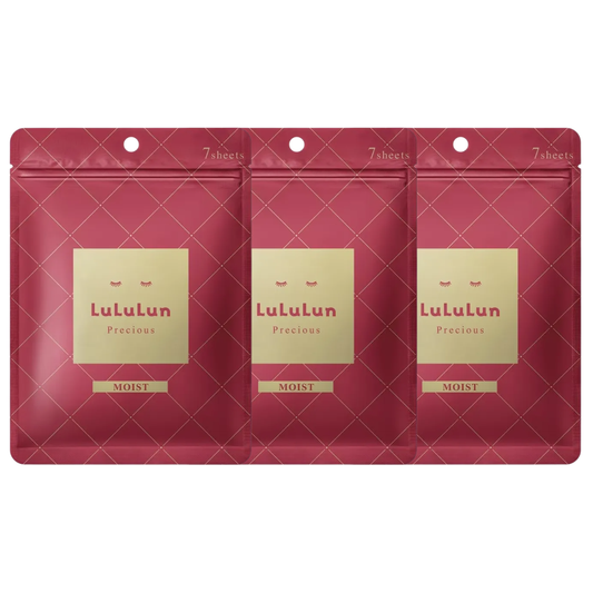 Lululun Precious Moisturizing Face Mask (3-Pack of 7 Sheets) - Made in Japan