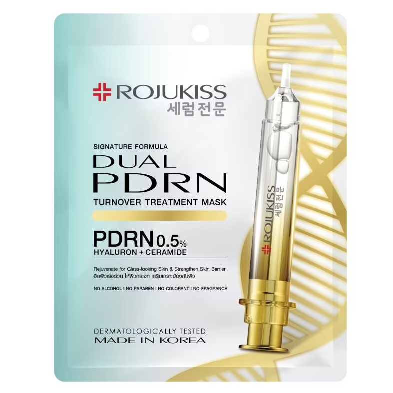 Rojukiss Dual PDRN Turnover Treatment Mask – Pack of 6