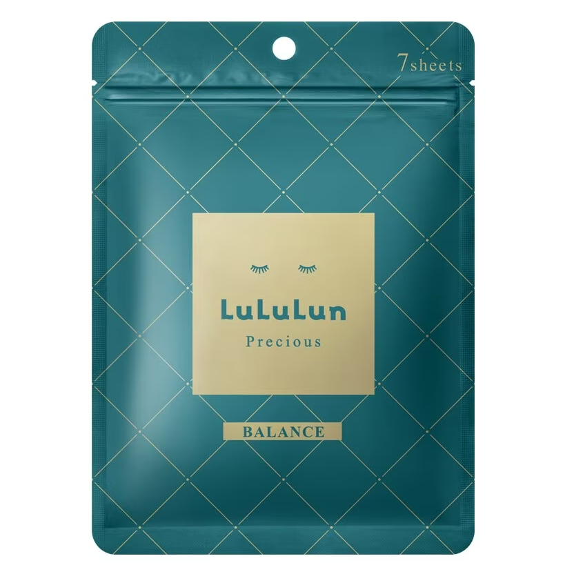Lululun Precious Balance Face Mask – 21 Sheets, Made in Japan