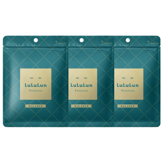 Lululun Precious Balance Face Mask – 21 Sheets, Made in Japan