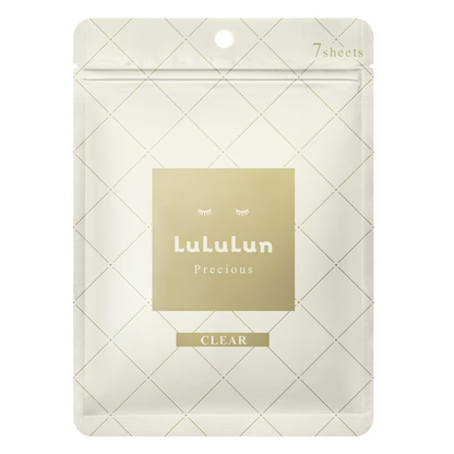 Lululun Precious Clear Face Mask – Hydrating & Brightening (7 Sheets)