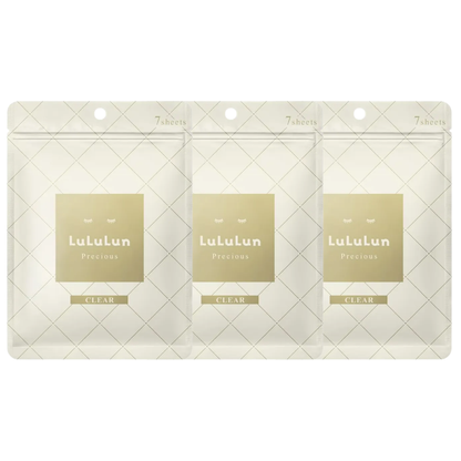 Lululun Precious Clear Face Mask – Hydrating & Brightening (7 Sheets)