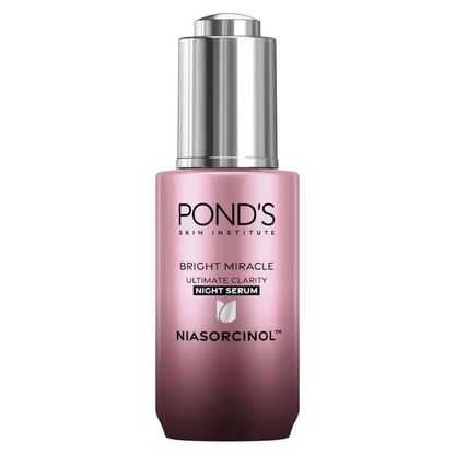 Pond's Bright Miracle Night Serum with Niasorcinol - 30g for Radiant, Even Skin