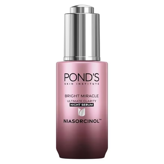 Pond's Bright Miracle Night Serum with Niasorcinol - 30g for Radiant, Even Skin