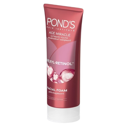Pond's Age Miracle Ultimate Youth Hexyl-Retinol Facial Foam 90g | Anti-Aging Cleanser
