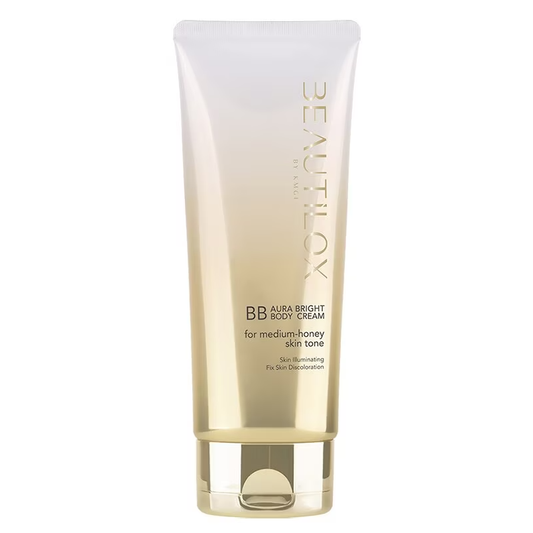Beautilox Aura Bright BB Body Cream 180g - Radiant, Moisturizing Skin Cream