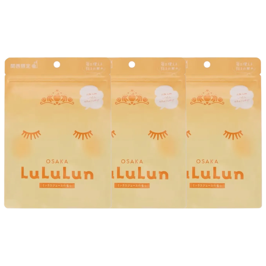 Lululun Osaka Face Mask - Hydrating Japanese Sheet Masks (3-Pack of 7 Sheets)