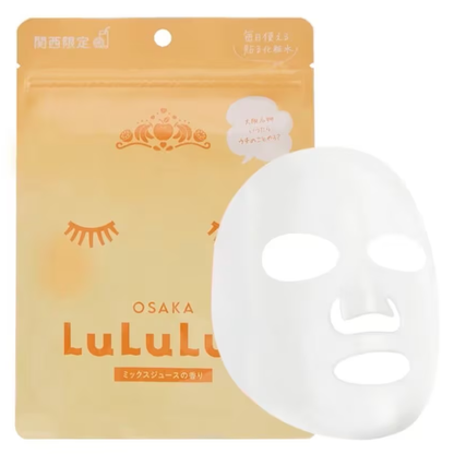 Lululun Osaka Face Mask - Hydrating Japanese Sheet Masks (3-Pack of 7 Sheets)